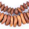 Nigerian Brown Camel Bone Beads (Graduated Medley)