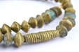 Antique Nigerian Brass Saucer Beads (12mm) - The Bead Chest