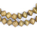 Antique Nigerian Brass Saucer Beads (10mm) - The Bead Chest
