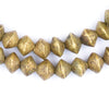 Antique Nigerian Brass Saucer Beads (10mm)
