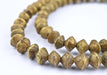 Antique Nigerian Brass Saucer Beads (10mm) - The Bead Chest