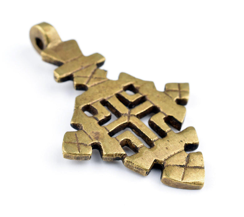 Bronze Ethiopian Coptic Cross (Medium) - The Bead Chest