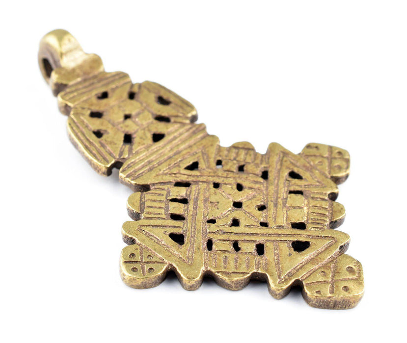 Bronze Ethiopian Coptic Cross (Medium) - The Bead Chest