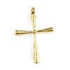 Ethiopian Brass Cross Pendant (43x35mm)
