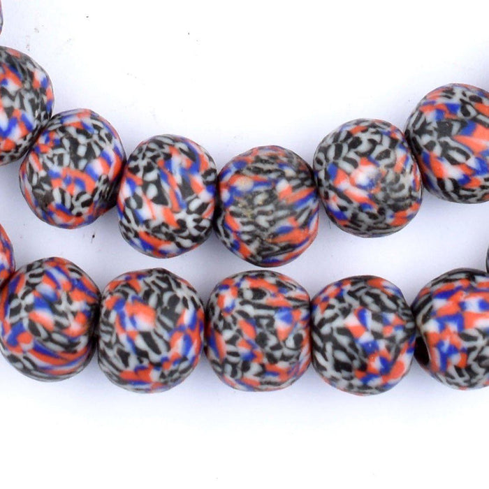 American Fused Recycled Glass Beads (12mm) - The Bead Chest