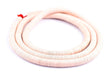 Rose Pink Vinyl Phono Record Beads (8mm) - The Bead Chest
