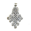 Silver Ethiopian Coptic Cross (Large)