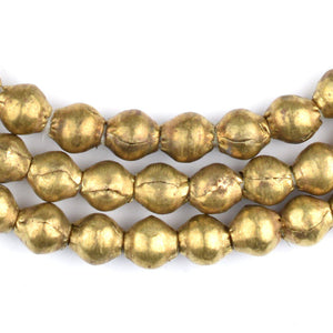 Ethiopian Brass Bicone Beads (8x7mm)