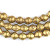 Ethiopian Brass Bicone Beads (8x7mm)