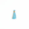 Light Blue 3cm Silk Tassels (5 Pack)