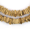 Light Brown Coconut Shell Square Heishi Beads (8mm)