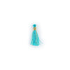 Clear Marine 3cm Silk Tassels (5 Pack)