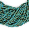 Turquoise-Style Afghan Stone Cylinder Beads (2.5mm)
