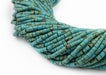 Turquoise-Style Afghani Stone Cylinder Beads (2.5mm) - The Bead Chest