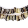 Brown Square Cut Natural Shell Heishi Beads (8mm)