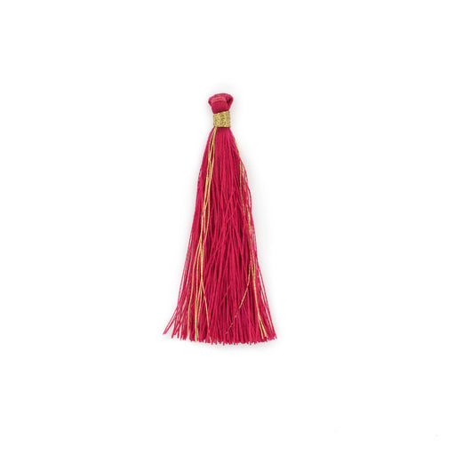 Red 6cm Silk Tassels (5 Pack) - The Bead Chest