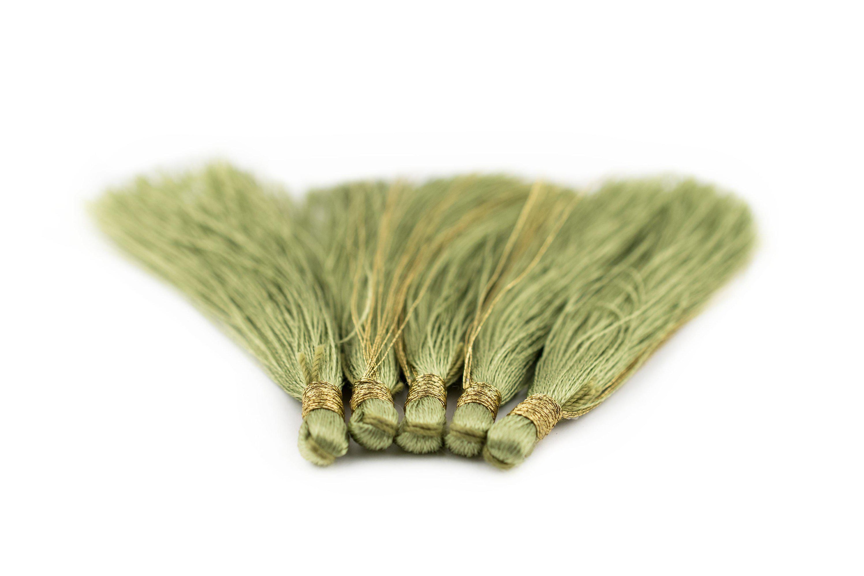 Green Tassels Pack Of 5 main image 0