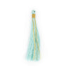 Clear Aqua 6cm Silk Tassels (5 Pack)