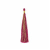 Maroon 9cm Silk Tassels (5 Pack)