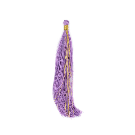 Light Purple 9cm Silk Tassels (5 Pack) - The Bead Chest