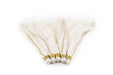 White 9cm Silk Tassels (5 Pack) - The Bead Chest