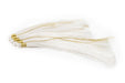 White 9cm Silk Tassels (5 Pack) - The Bead Chest