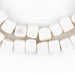 Cube White Bone Beads (6mm) - The Bead Chest