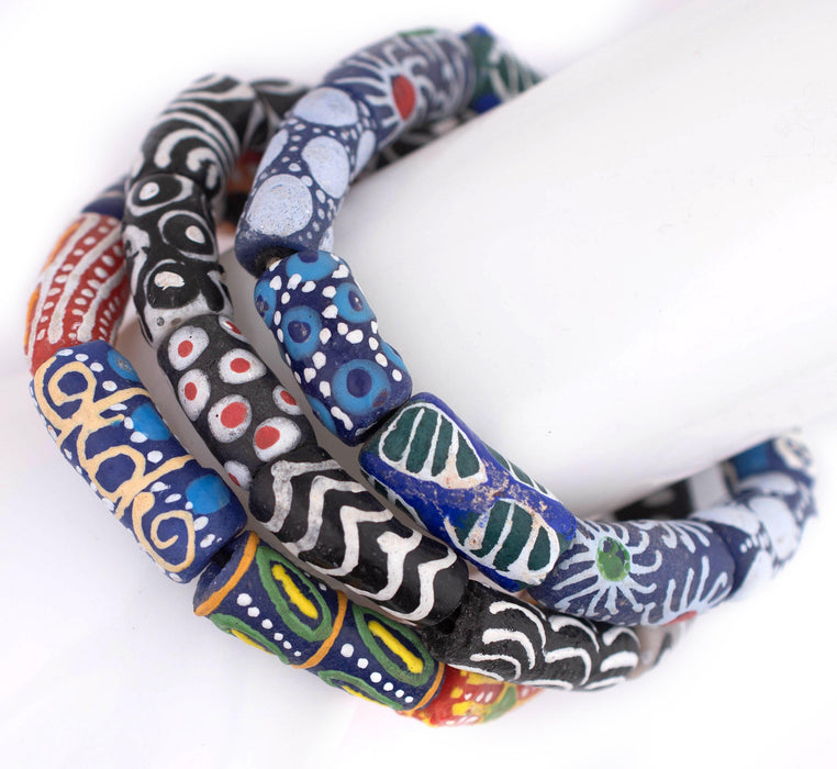 Kumasi African Bracelet Stack - The Bead Chest