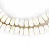 Disk White Bone Beads (6mm)