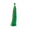 Green 9cm Silk Tassels (5 Pack)