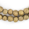 Ivory Coast Style Wound Round Brass Beads (11mm)