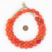 Orange Glass Tomato Beads (16x14mm) - The Bead Chest