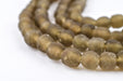 Brown Recycled Glass Beads (7mm) - The Bead Chest