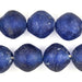 Super Jumbo Blue Bicone Recycled Glass Beads (35mm) - The Bead Chest