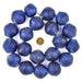 Super Jumbo Blue Bicone Recycled Glass Beads (35mm) - The Bead Chest