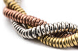 3 Strand Bundle: Kenya Metal Heishi Beads - The Bead Chest