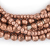 3 Strand Bundle: Ethiopian Round Copper Beads (4mm, 6mm, 8mm)