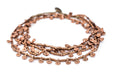 Copper Mini Baule Charm Beads (Double Strand Necklace) - The Bead Chest