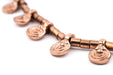 Copper Mini Baule Charm Beads (Double Strand Necklace) - The Bead Chest