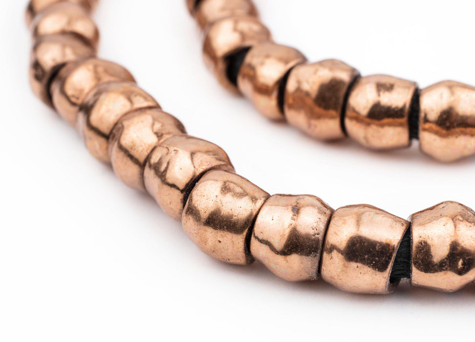 Copper Mursi Ring Beads (10mm) - The Bead Chest