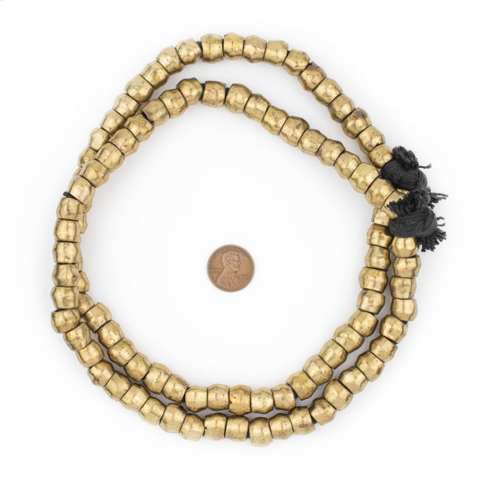 Brass Mursi Ring Beads (10mm) - The Bead Chest