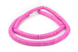 Pink Vinyl Phono Record Beads (10mm) - The Bead Chest
