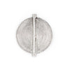 Silver Sun Baule Bead Pendant (78x66mm)