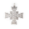 Harar Ethiopian Silver Cross Pendant (85x75mm)