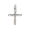 Addis Ethiopian Silver Cross Pendant (80x50mm)
