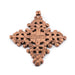 Dire Dawa Ethiopian Copper Cross Pendant (75x55mm) - The Bead Chest