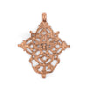 Dessie Ethiopian Copper Cross Pendant (85x70mm)