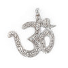 Silver Om Pendant (65x65mm)