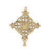 Gondar Ethiopian Brass Cross Pendant (100x80mm)