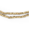 Brass Tiny Faceted Diamond Cut Beads (2mm)